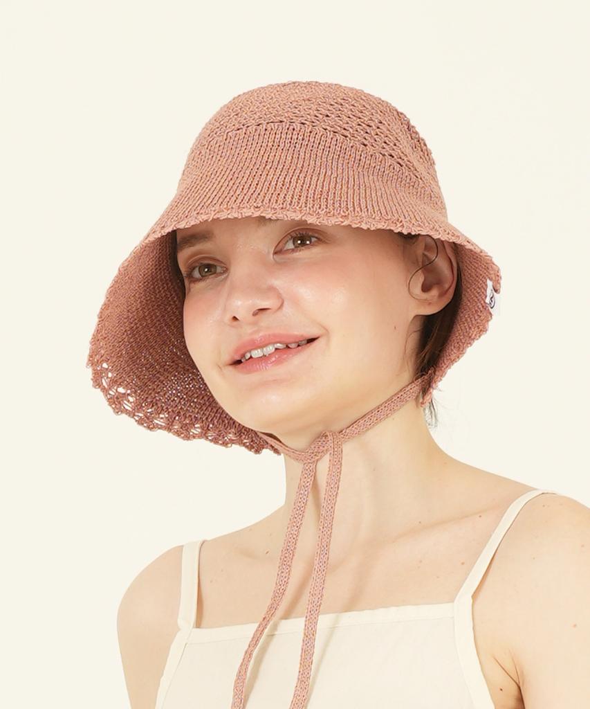 THE-ABON Beach Reef String Bucket Hat Sky Blue