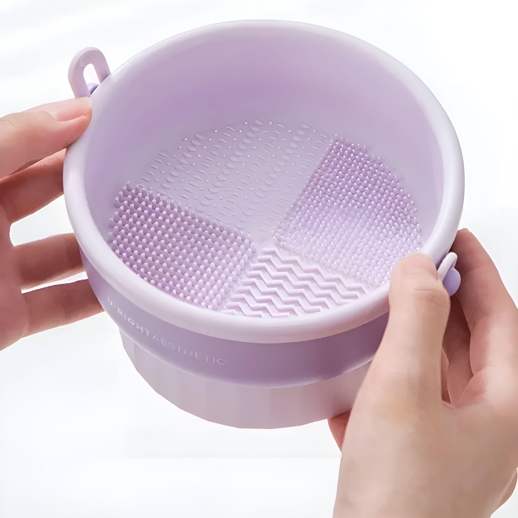 

Multifunctional Storage Box For Makeup Brushes , Purple One Size фіолетовий