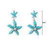 Drop Style Starfish Dangle Earrings Elegant Pendant Earrings Fashion Earrings  Women Wear