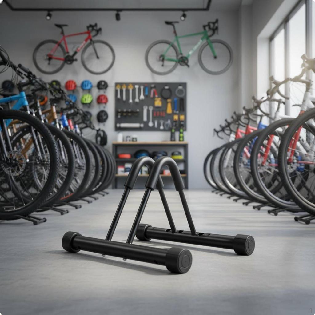 Cycle Floor Effortless Assembly Bike Parking Rack Sturdy and Display Stand for