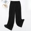 Modal Wijde Broek Dames Lente Zomer en Herfst Los Vallend Casual Vloervegende Broek Hoge Taille Rechte Broek Dans Oefenbroek