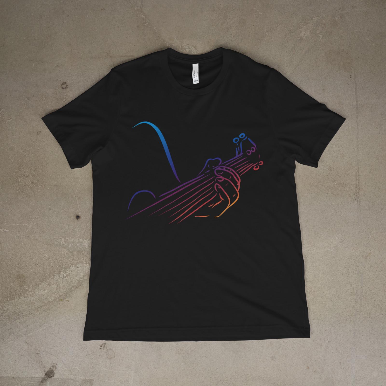 Playing Guitar Shirt Guitarist Music Life Tee Funny Music Lover Gift T-Shirt M
