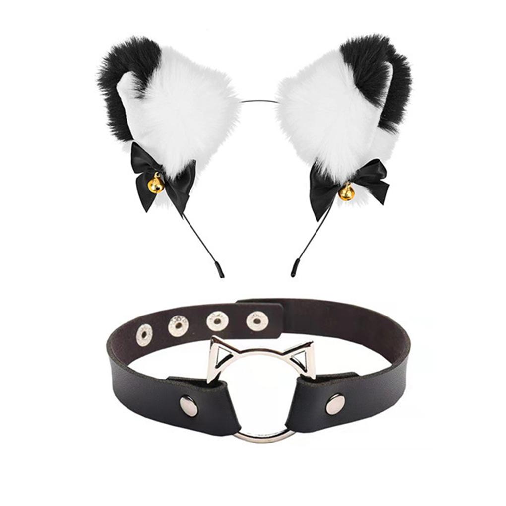 

Plush Cat Ear Headband Cosplay Prop Gift Attractive Long-lasting Wear Festival Exquisite Handy to Accessories Sweet type 7