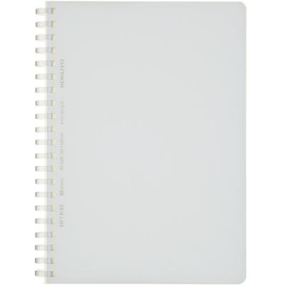 KOKUYO Soft Ring Grid Dot 80 Notebook, Clear, Ruled, B6, Sheets, Transparent, Su-SV548WT-T