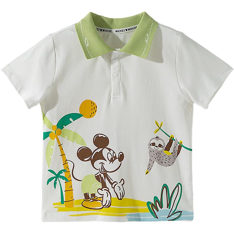 Disney Stitch Boys' Summer Cotton T-Shirt