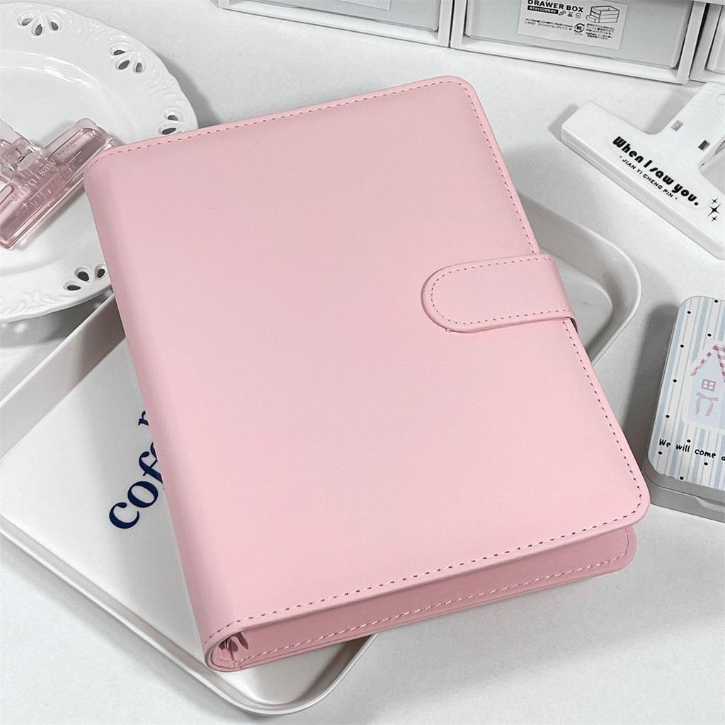 A5 Kpop Idol Binder Photocard Holder PU Photo Album Photocards Collect Book Card Storage Kawaii Stationery