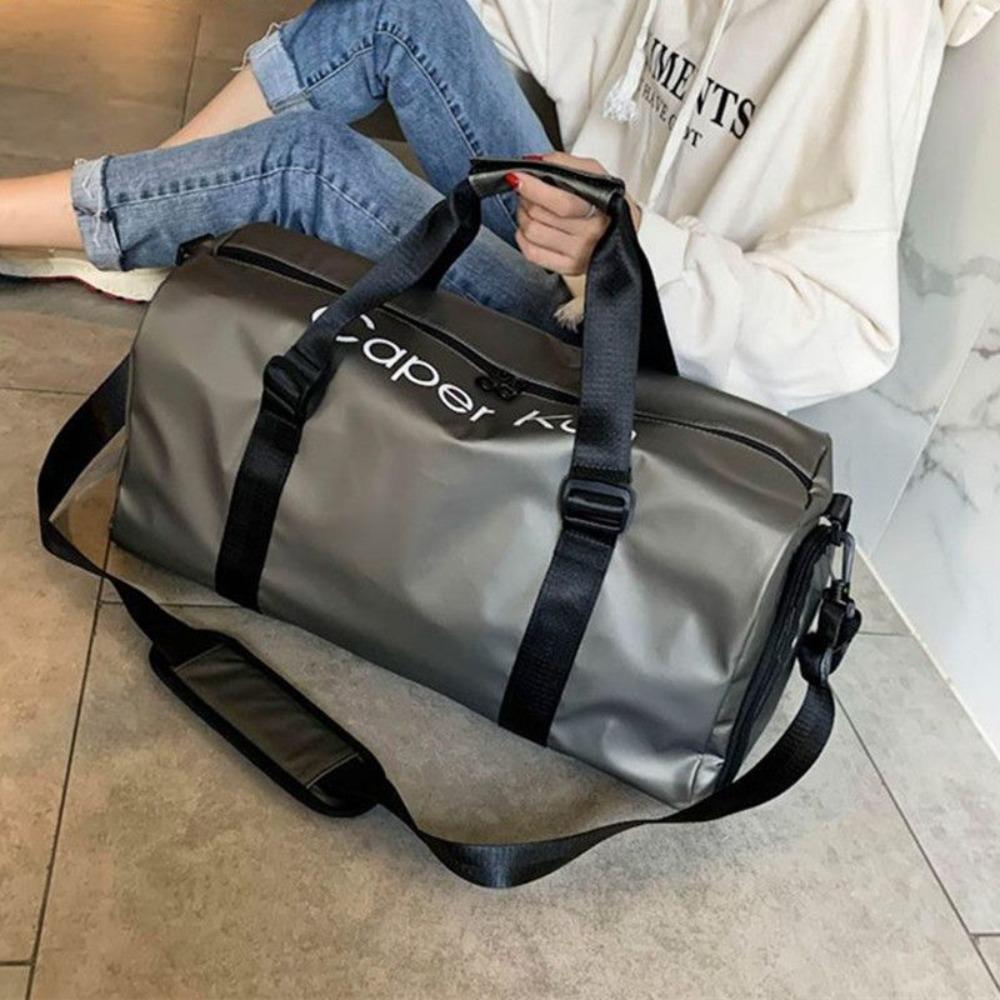 With Shoe Box Fitness Handbag Dry and Wet Separation Gym Bag Sports Shoulder Bag Commuting