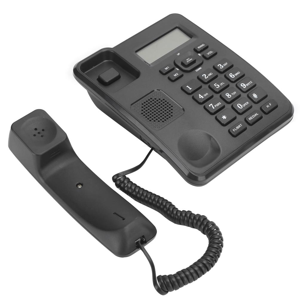 KXT6001CID Fixed Telephone Home Wired Landline Business Office Corded Desk Phone ABS