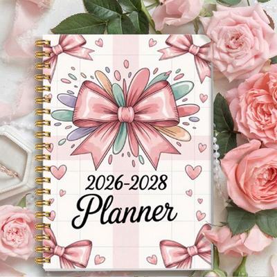 2026-2028 Monthly Planning Calendar 3 Years  Spiral Bound Daily Notebook 2026 2027 2028 Monthly Planner Calendars