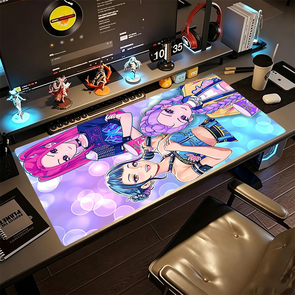 Girl group Gaming Mouse Pad Gamer Mousepad Study Desk Mat Non-Slip Rubber Base Office Desk Accessory