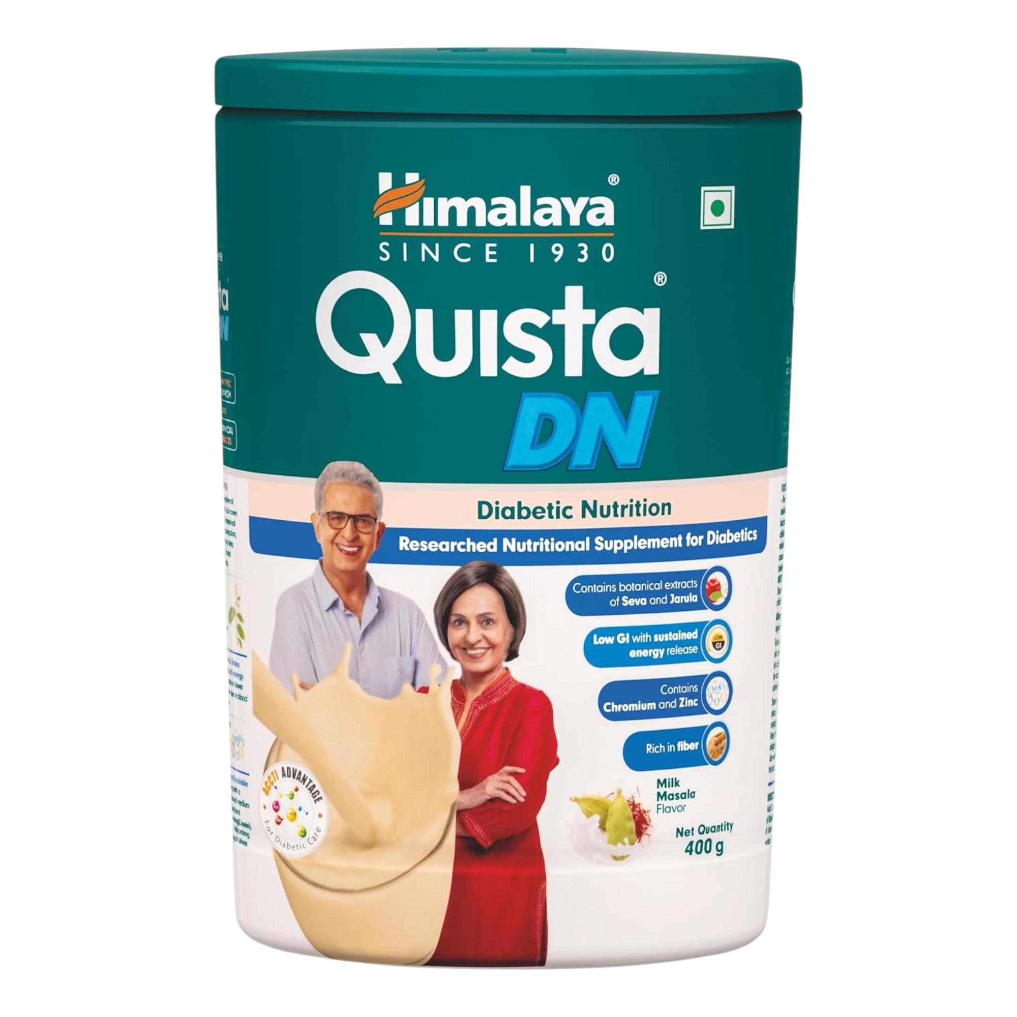 

Himalaya Quista DN Milk Masala Nutritional Powder 400g For Prediabetes Support