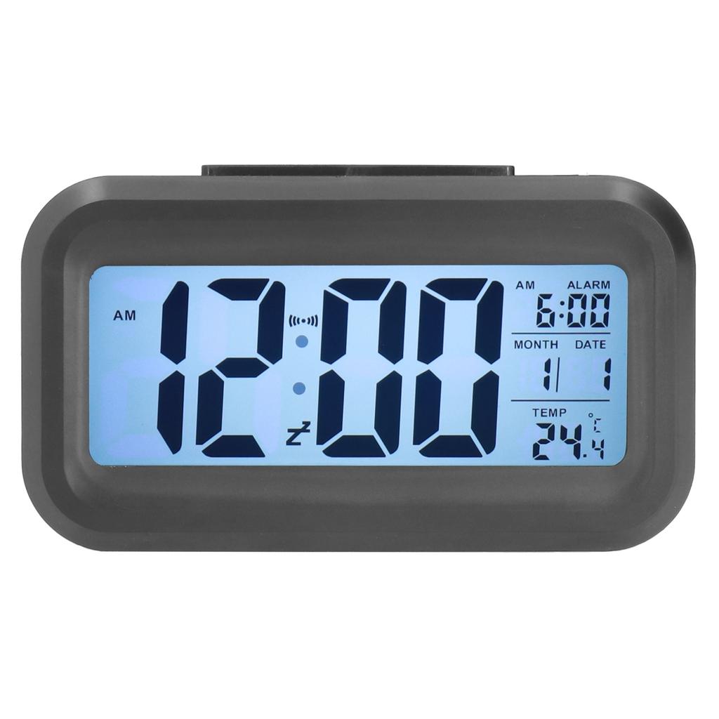 Digital Alarm Clock LED Large Display Electronic Night Light Snooze Function Alarm Clock for Bedroom