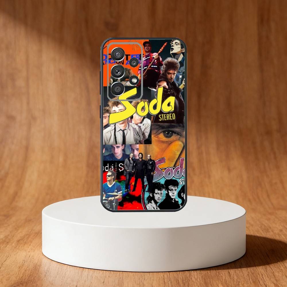 Rock Band S-Soda S-Stereo Phone Case For Samsung S25,S24,S21,S22,S23,S30,Ultra,S20,Plus,Fe,Note,10,9,5G Black Cover