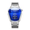 Watch Men'S Personality Trend Creative Versatile Fashion Steel Belt High Value New Concept Cool Quartz Watch