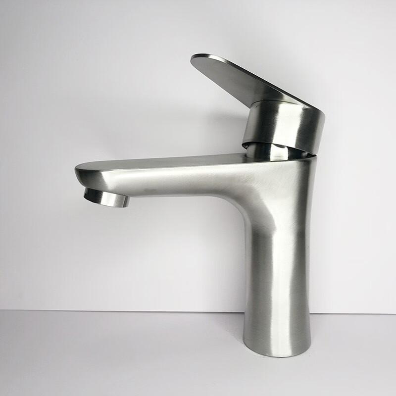 TLXT Schwarz Edelstahl Heißwasserbecken Armatur