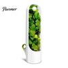 Contenitore per Porta Laterale del Frigorifero Salva Erbe per Frigorifero, Contenitori per Baccelli Coriandolo, Contenitore per Freschezza Verdure, Fresh Keeper, Prezzemolo, Asparagi