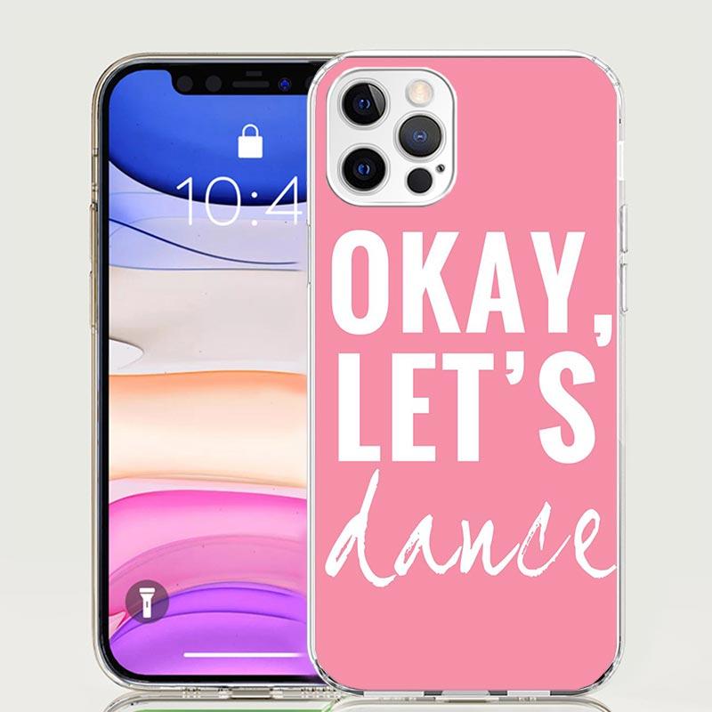 I Love Dance Phone Case For Apple iPhone 17 Air 16 15 Plus 14 + 13 Mini 12 11 Pro Max 7 8 SE 16Max Soft Shell Cover Coque 17 Air