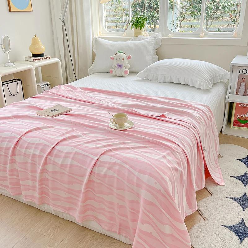 New Grade A 100% Bamboo Cooling Blanket Skin-friendly Breathable Summer Duvet Pure Natural Plant Coolness Air Conditioning Quilt
