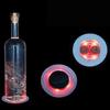 Coaster - YWEI - Mini Luminous LED - 10 Pieces - Stickers for Bottle - Blue