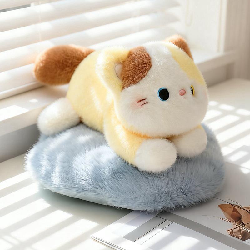 8 Colours 25CmCartoonish Lying Cat Stuffed Cozy Soft Critter Figure Children Natal Day Surprise Cozy Comfortable Warm Snuggly