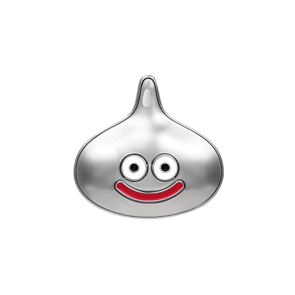 

Металлическая слизь в виде значков Dragon Quest серебряный