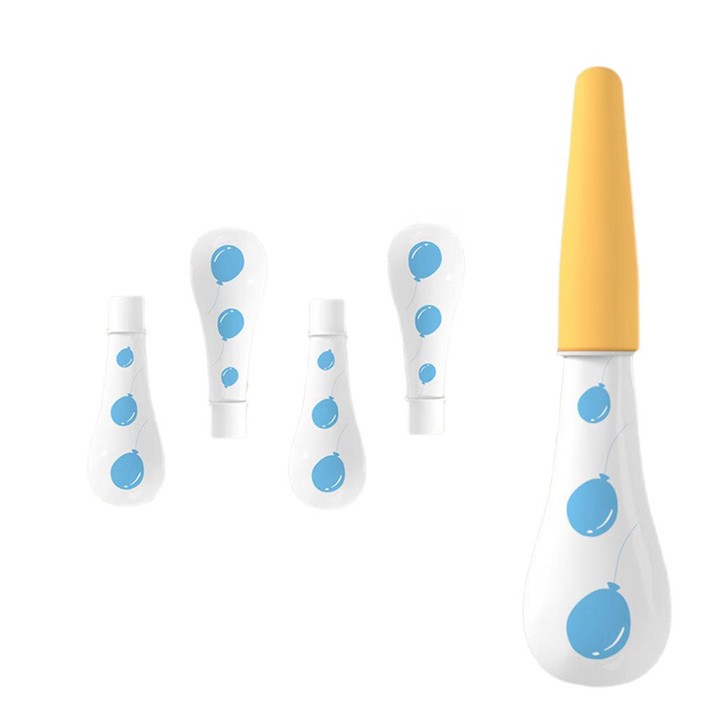 Aspirator Nazal pentru Bebeluși Curățător Nas pentru Alinarea Congestiei și Respirație Ușoară cu 4 buc Sac de Depozitare pentru Sugari Copii Mici