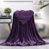 Varmt sengeteppe Vintersofa Flanelltepper Coral Fleece-teppe Mekanisk vask Pledd tynt laken