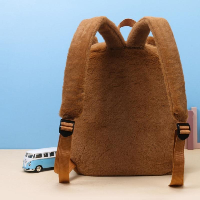 Capybara School Bag Spacious Plush Backpack For Children And Cartoon Lover Spacious And Comfortable Shoulder Bag