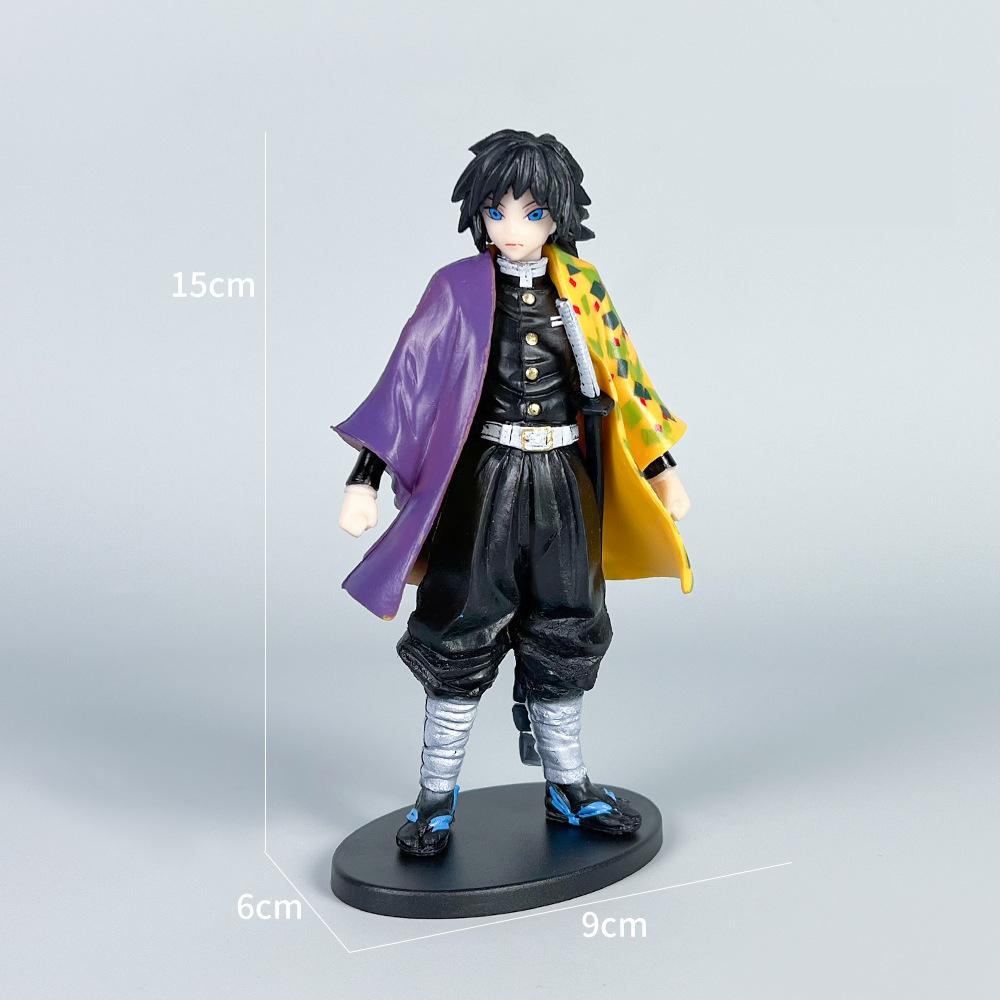 10cm Demon Slayer: Kimetsu No Yaiba Anime Figure Nezuko Kamado/Zenitsu Agatsuma Action Figure Collection Model Doll Toys Gifts