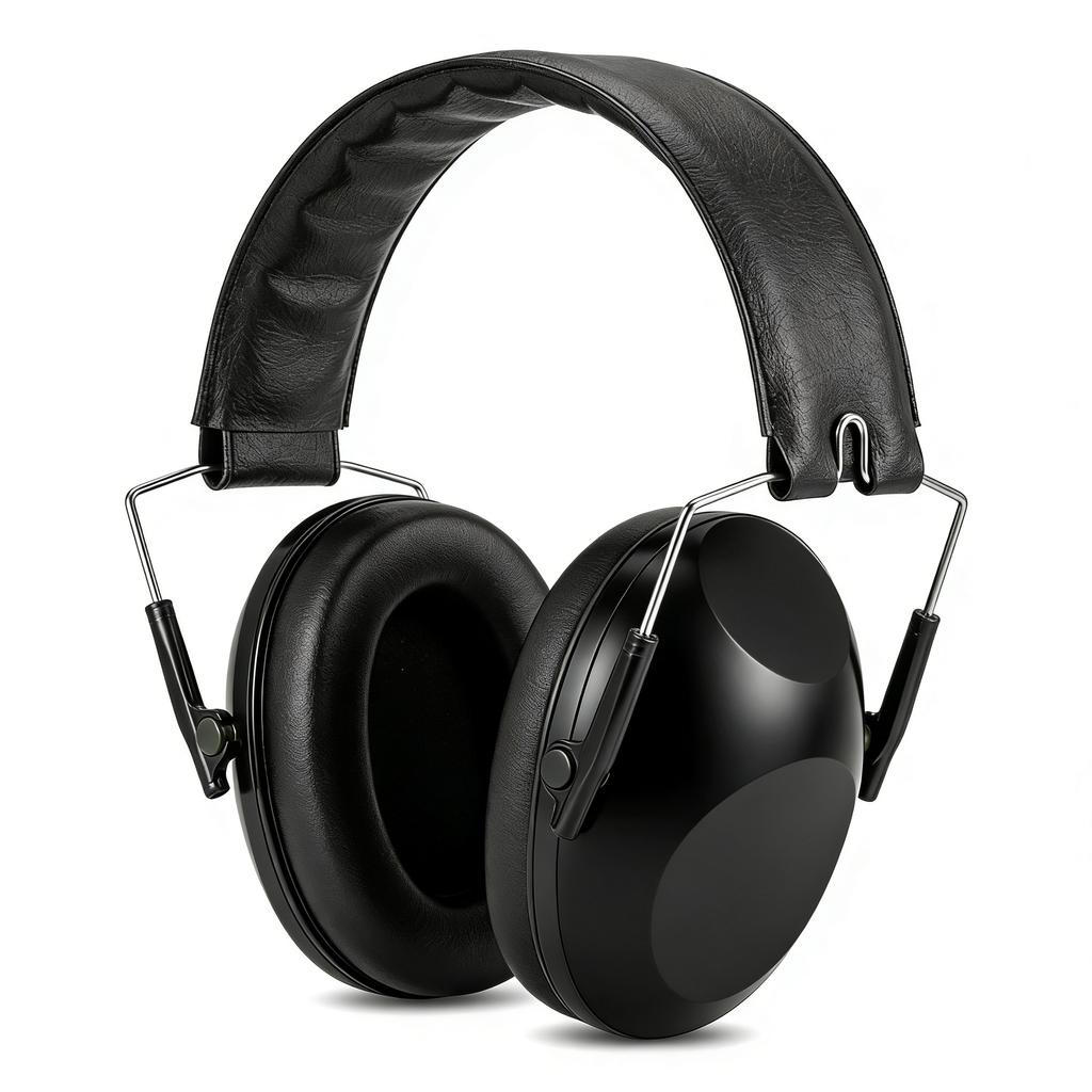 Compact Foldable Ear Defenders, Ear Protection Safety Earmuffs, Noise Reduction Slim Passive Hearing Protectorfor Gun Range