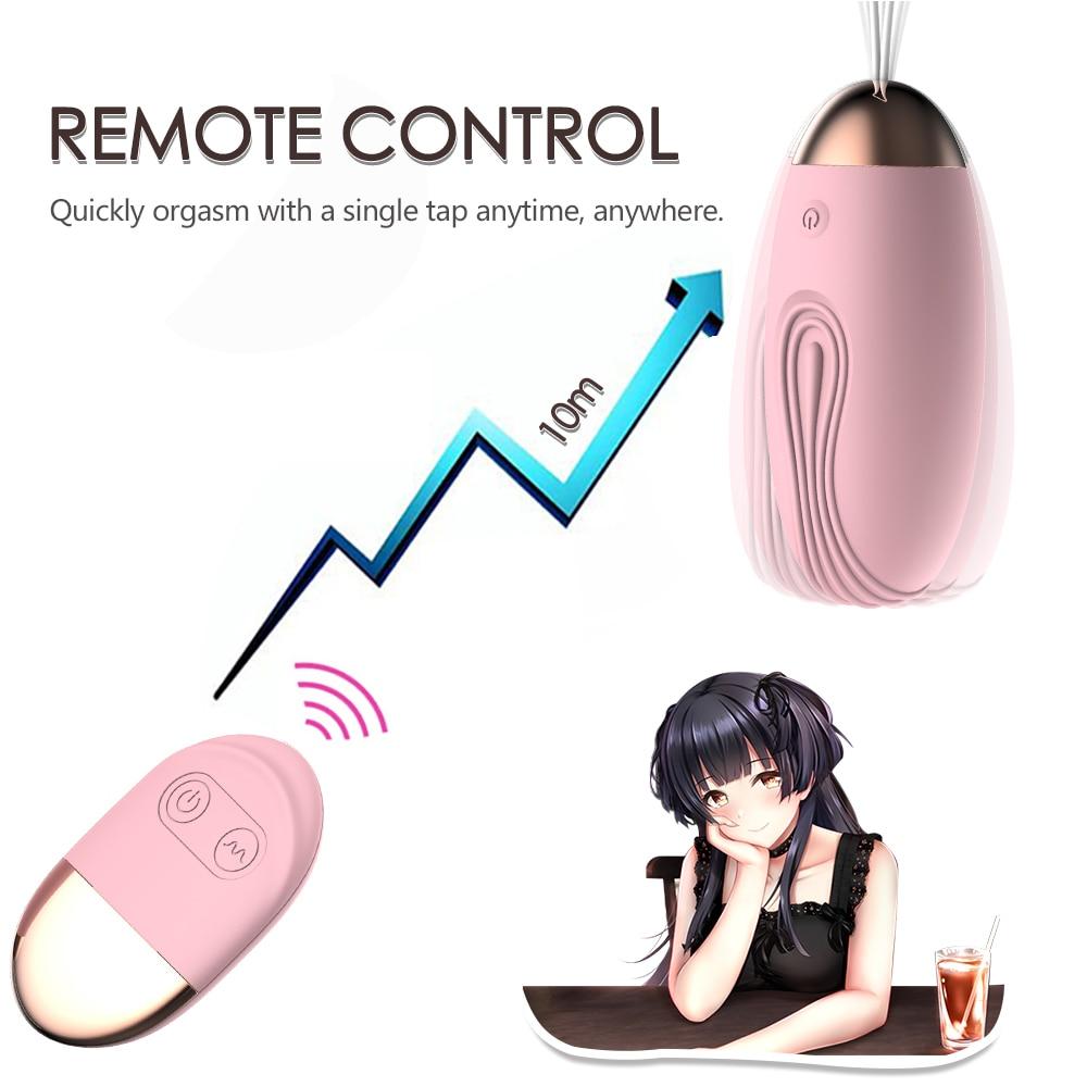 Wireless Remote Control Vibrator for Women 10 Speed Bullet Eggs Clitoris Stimulator Kegel Ball Sex Toys for Women Masturbators