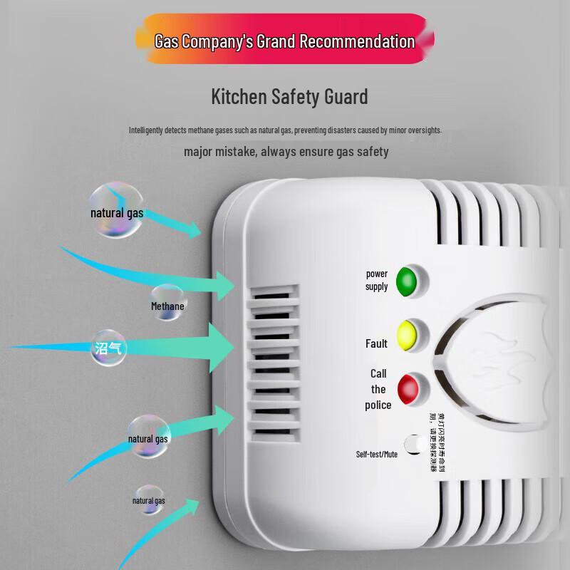 Natural Gas Leak Detector with Auto Shut-off