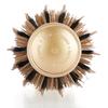 Portable Anion Anti static Round Hair Comb Salon Styling Brush Gold & Black (25mm)