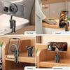 Adjustable Multi- Rotate Magnetic Phone Clip Holder Airplane Travel Essentials Travel Portable Mobile Phone Stand For iP