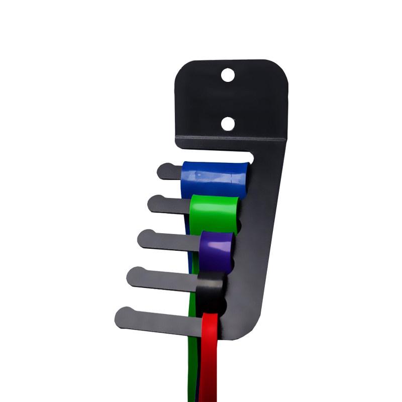 Wall-Mounted Rack for Resistance Bands, Jump Ropes & Elastic Bands