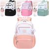 Cartoon Backpack For Middle School Girls With Breathable Waterproof Material For School And Travel