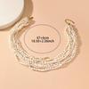 European-American Multi-Layer Cross Shell Clavicle Necklace: Fashionable Vacation Style
