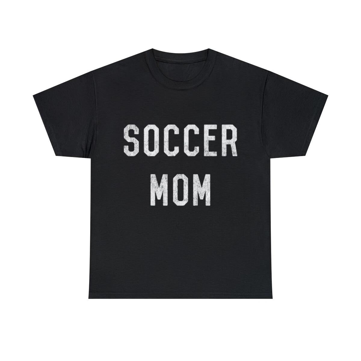 Retro Soccer Mom Graphic Tee Shirt, S-5XL L