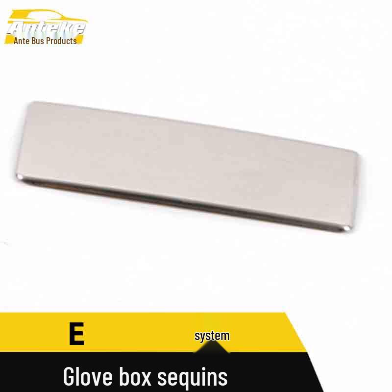 BAIC E-Series Glove Box Stainless Steel Decorative Panel Car Accessory