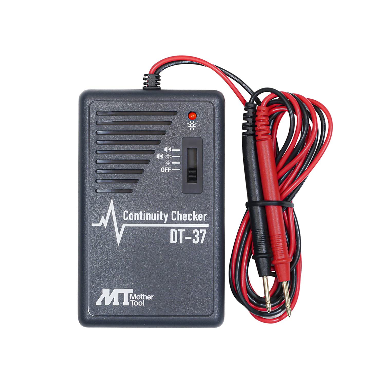

Mother Tool Continuity Checker Melody Red Sound/LED DT-37 Black,