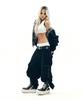 AAKAM Knee Pin-Tuck Taped Cargo Pants (Black)