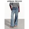 UR Women's Distressed Wide-Leg Denim Jeans