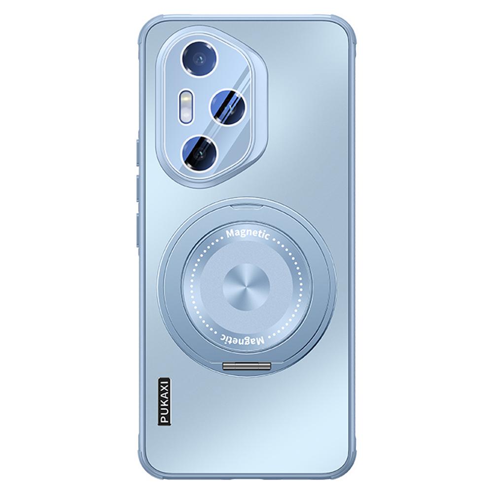 

For Honor 300 Ultra Case Compatible with MagSafe Kickstand TPU PC Heat Dissipation Phone Cover Silver