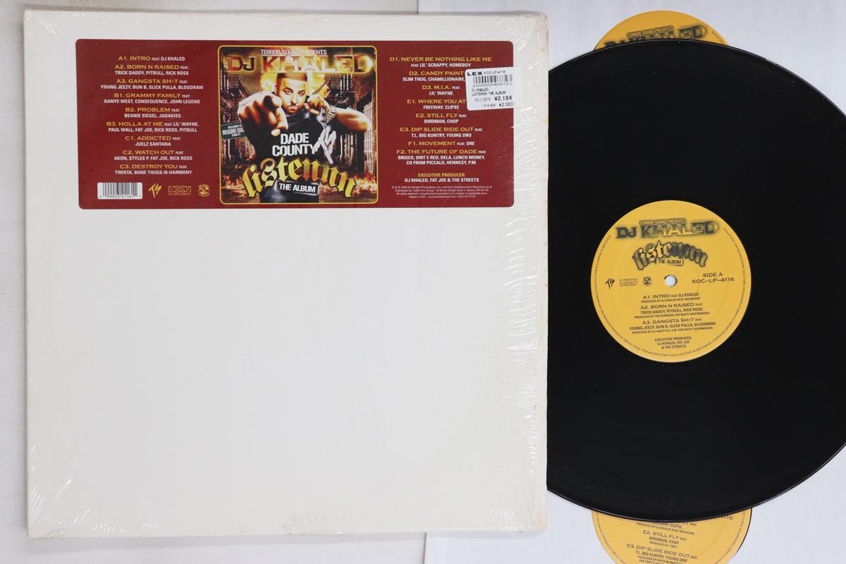 

LP Record TERROR SQUAD, DJ KHALED - Listennn - The Album KOCLP4116 KOCH ENTERTAINM 2006 US Rap & Hip-Hop/R&B Used