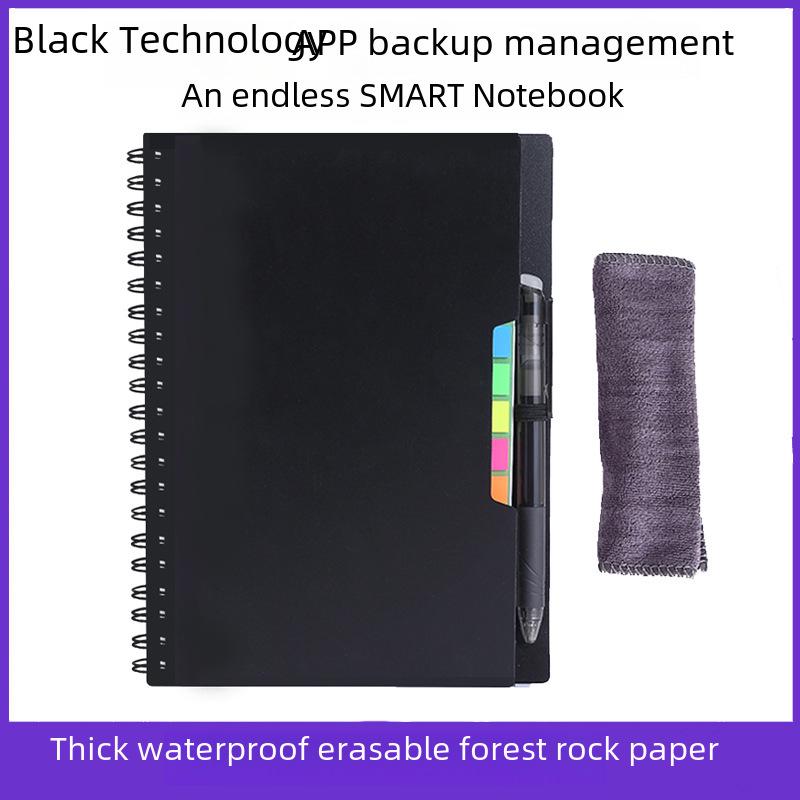 PP Erasable Waterproof Thickened Stone Paper Notebook - Reusable Notepad