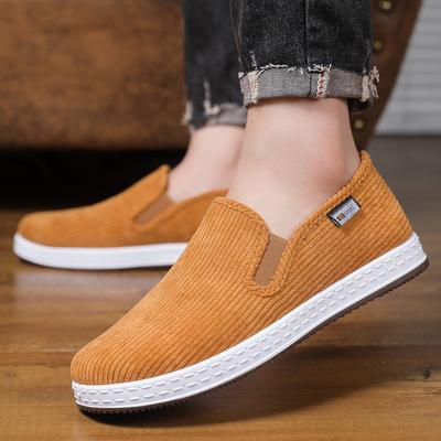 Spring and Summer New Corduroy Old Cloth Shoes Non-slip Soft-soled Breathable Casual Shoes Multi-color Optional Lazy Shoes