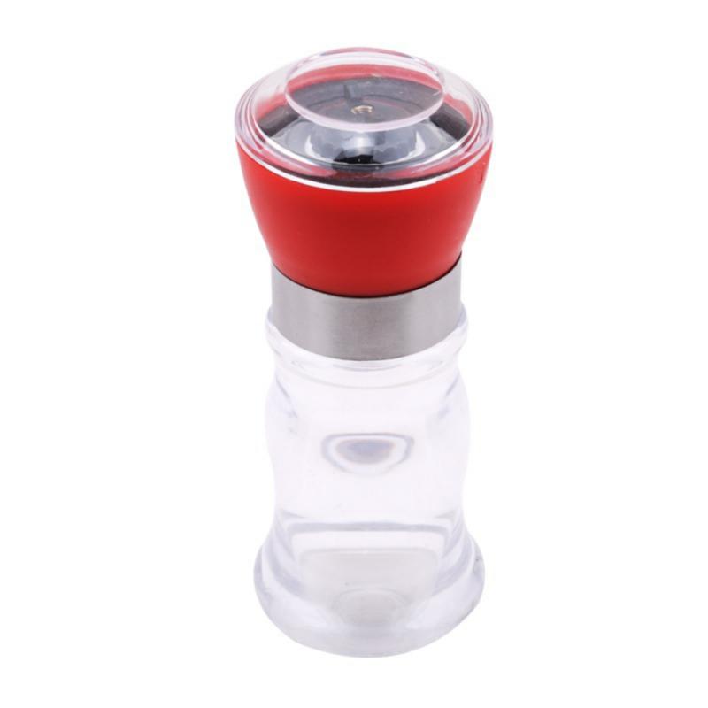 Manual Salt And Pepper Grinder Reusable High Quality Food Herb Spice Mills Jar Containers Glass Gadgets Household Kitchen Tools