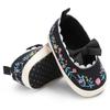 Kids Girls Vintage Princess Style Spring Embroidery Bowknot Casual Baby Anti-skid Shoes