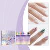 12Pcs/Set Nail Acrylic Graffiti Pen 12 Color Nail Marker Drawing DIY Beauty Nail Art Tools Waterproof and Quick Drying Nail Mark
