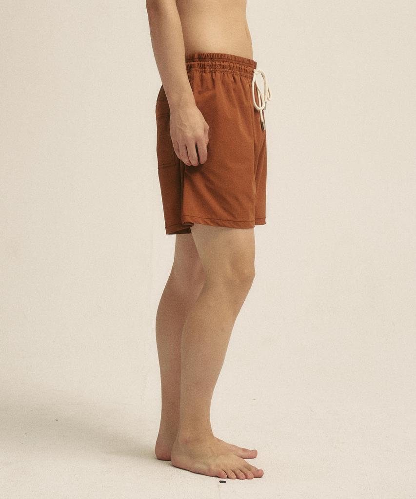 Billalei Essentials Men'S Swim Shorts - Cinnamon Brown